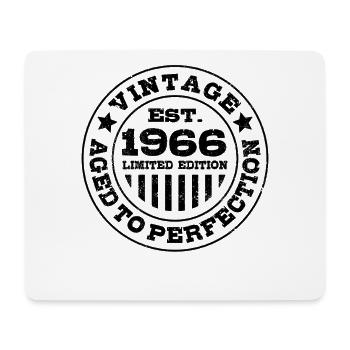 Vintage 1966 Limited Edition Retro Geburtstag - Mousepad (Querformat) - Weiß - Vorne