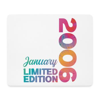 Geburtstag Januar 2006 Born In January Geschenk - Mousepad (Querformat) - Weiß - Vorne