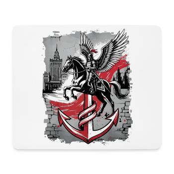 Husaren Warschau PW Straßenkunst-Tee - Mousepad (Querformat) - Weiß - Vorne