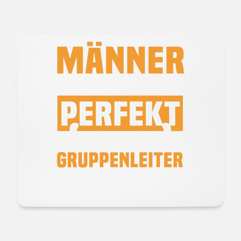 Lustige Gruppenleiter Sprüche - Mousepad (Querformat) - Weiß