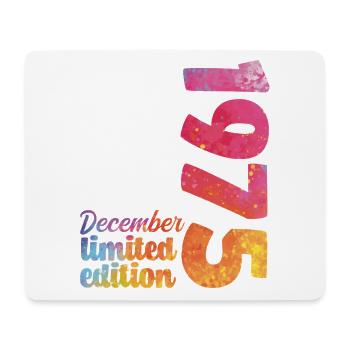 Cadeau D'anniversaire Décembre 1975 Anniversaire - Tapis de souris (format paysage) - blanc - Devant