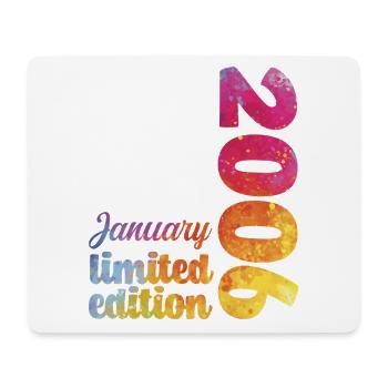 Cadeau D'anniversaire Janvier 2006 Anniversaire  - Tapis de souris (format paysage) - blanc - Devant