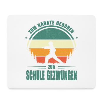 Karate Training Geschenke Karatetraining - Mousepad (Querformat) - Weiß - Vorne