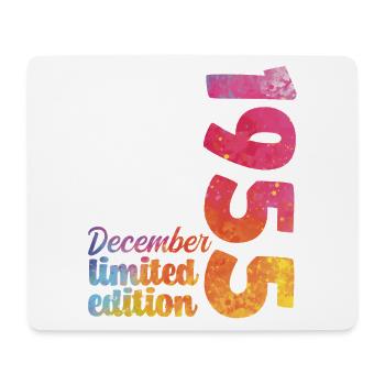 Cadeau D'anniversaire Décembre 1955 Anniversaire - Tapis de souris (format paysage) - blanc - Devant