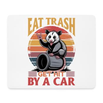 Funny Opossum - Mouse Pad (horizontal) - white - Front