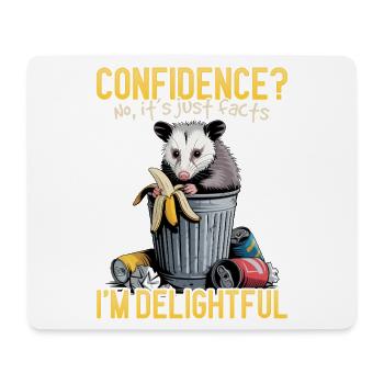 Funny Opossum - Mouse Pad (horizontal) - white - Front