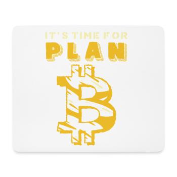 PlanB Crypto Humor Graphic - Mouse Pad (horizontal) - white - Front