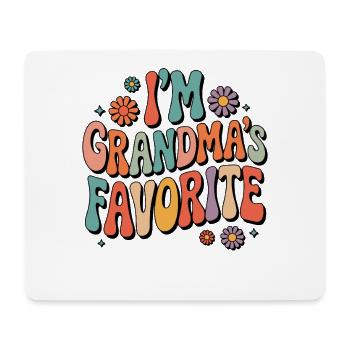 I'm Grandma's Favorite - Mouse Pad (horizontal) - white - Front
