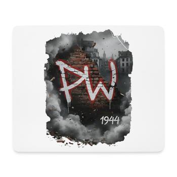 PW 1944 Aufstand Wandkunst - Mousepad (Querformat) - Weiß - Vorne