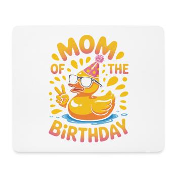 Mutter der Geburtstagsente - Mousepad (Querformat) - Weiß - Vorne