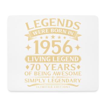 Vintage 1956 Vintage Né 70e anniversaire - Tapis de souris (format paysage) - blanc - Devant