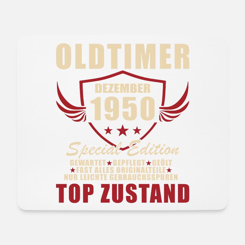 Oldtimer 1950 Special Edition - Mousepad (Querformat) - Weiß