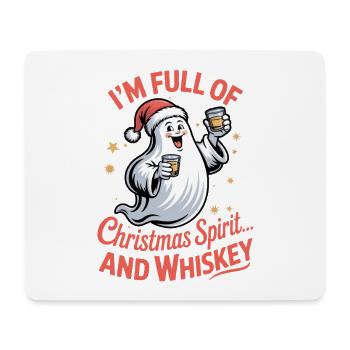 Whiskey Santa Weihnachtsgeist - Mousepad (Querformat) - Weiß - Vorne