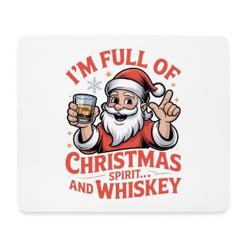 Santa Whiskey Spirit Tee - Tapis de souris (format paysage) - blanc - Devant