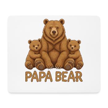 Papa Bear - Mouse Pad (horizontal) - white - Front