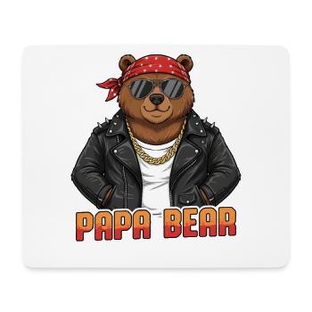Papa Bear - Mouse Pad (horizontal) - white - Front