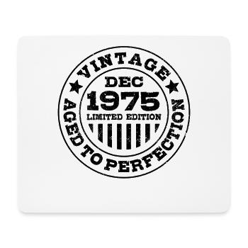 Limited Edition December 1975 Geburtstag Geschenk - Mousepad (Querformat) - Weiß - Vorne