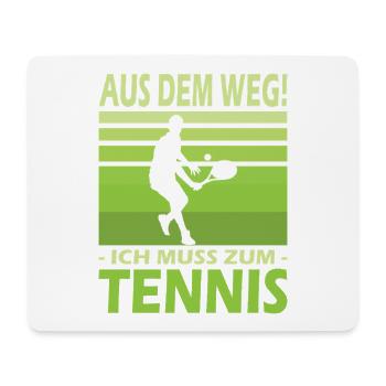Tennis Player Gifts Tennis Sayings Outfits - Mouse Pad (horizontal) - white - Front