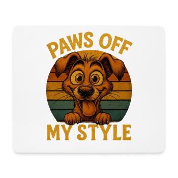 Pas de mon style - Tapis de souris (format paysage) - blanc - Devant