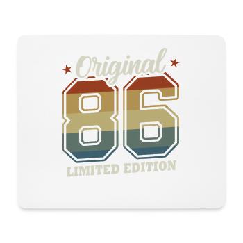 Original 1986 Jahrgang Vintage Geburtstag Retro - Mousepad (Querformat) - Weiß - Vorne