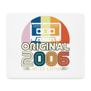 2006 Birthday Original Vintage Gift Cassette - Mouse Pad (horizontal) - white - Front