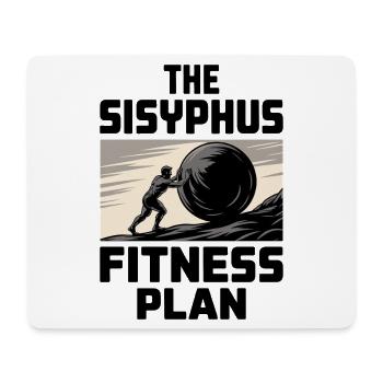 Pushing a giant ball - Mouse Pad (horizontal) - white - Front