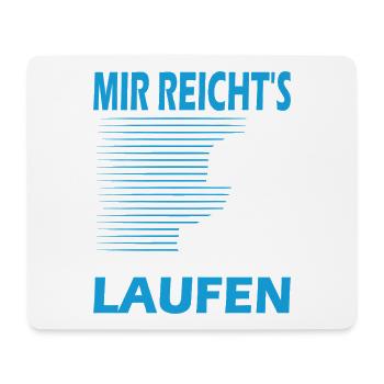 Jogging, Coureur Cadeau, Sport, Forme physique - Tapis de souris (format paysage) - blanc - Devant