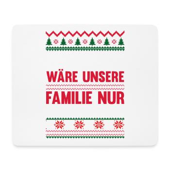 Weihnachtsmann Weihnachtszeit Weihnachts - Mousepad (Querformat) - Weiß - Vorne
