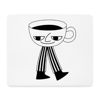 Humor & Coffee Vibes - Mouse Pad (horizontal) - white - Front