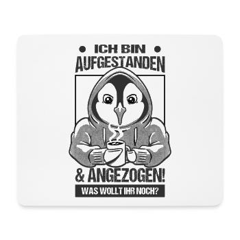 Ironie Sprüche Ironisch Lustig Morgenmuffel Spruch - Mousepad (Querformat) - Weiß - Vorne
