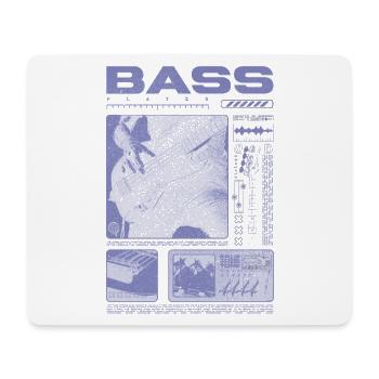 Bass Guitar Lover Bass Player Streetwear - Mouse Pad (horizontal) - white - Front