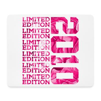 LIMITED EDITION 2010 16 YEARS PINK 16TH BIRTHDAY - Mouse Pad (horizontal) - white - Front