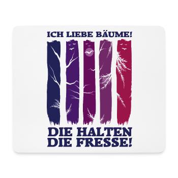 Forest Nature Tree Nature Lover Forest Bathing Gift - Mouse Pad (horizontal) - white - Front