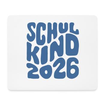 Schulkind 2026 - Einschulung - Erstklässler - Mousepad (Querformat) - Weiß - Vorne