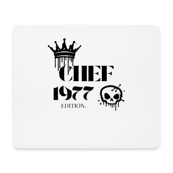 Chef Edition 1977 48 Geburtstag Spruch - Mousepad (Querformat) - Weiß - Vorne