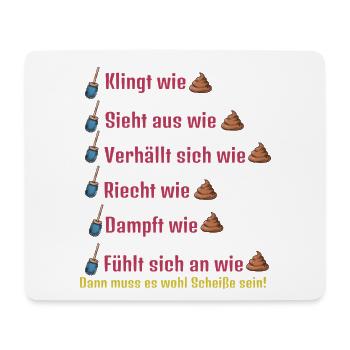 Klingt wie, Sieht aus wie ... - Mousepad (Querformat) - Weiß - Vorne