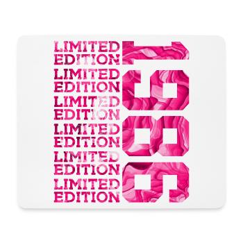 ÉDITION LIMITÉE 1986 40 ANS DE ROSE 40E ANNIVERSAIRE - Tapis de souris (format paysage) - blanc - Devant
