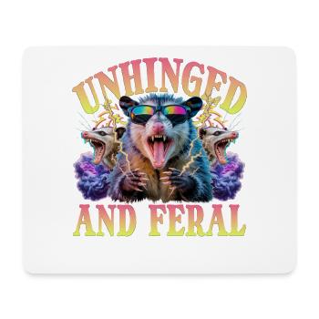 Funny Opossum - Mouse Pad (horizontal) - white - Front