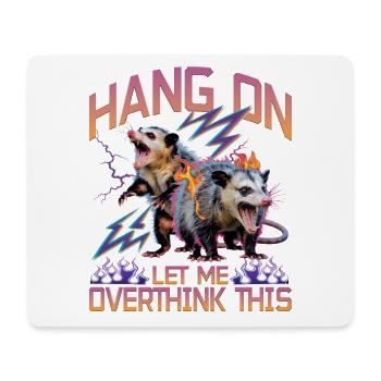 Funny Opossum - Mouse Pad (horizontal) - white - Front
