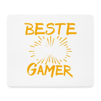 Gamer Gift Idea - Mouse Pad (horizontal) - white - Front
