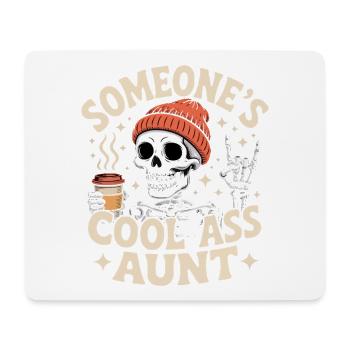 Jemandes coole Tante - Mousepad (Querformat) - Weiß - Vorne