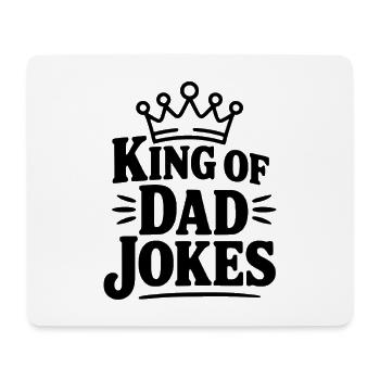 König der Vater-Witze - Mousepad (Querformat) - Weiß - Vorne