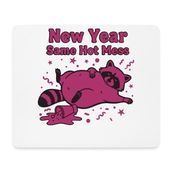 Neujahr Same Hot Mess Celebration 2025 - Mousepad (Querformat) - Weiß - Vorne