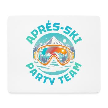Apres Ski Party Team - Mousepad (Querformat) - Weiß - Vorne