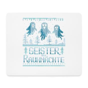  Geister Der Rauhnächte Winterlicher Geisterspaß - Mousepad (Querformat) - Weiß - Vorne