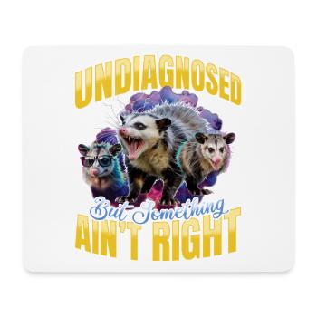 Funny Opossum - Mouse Pad (horizontal) - white - Front