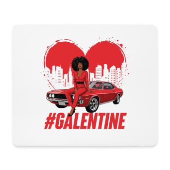Hashtag Galentine Matching Girls Day Vibes Friends - Mouse Pad (horizontal) - white - Front