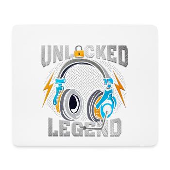 Level 7 Unlocked Legend - Mouse Pad (horizontal) - white - Front