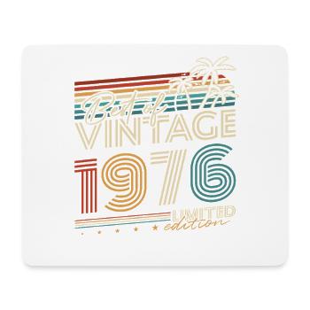 1976 Vintage Vintage Retro Birthday Gift - Mouse Pad (horizontal) - white - Front