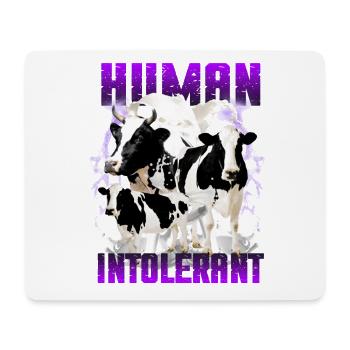 Unwearable Bootleg Human Intolerant - Mousepad (Querformat) - Weiß - Vorne